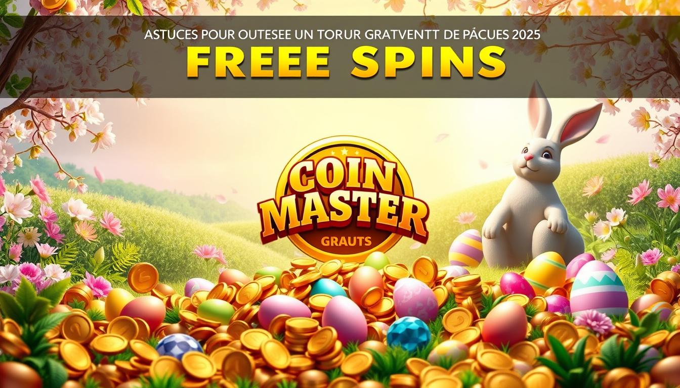 astuces pour obtenir un tour gratuit Coin Master événement de Pâques 2025