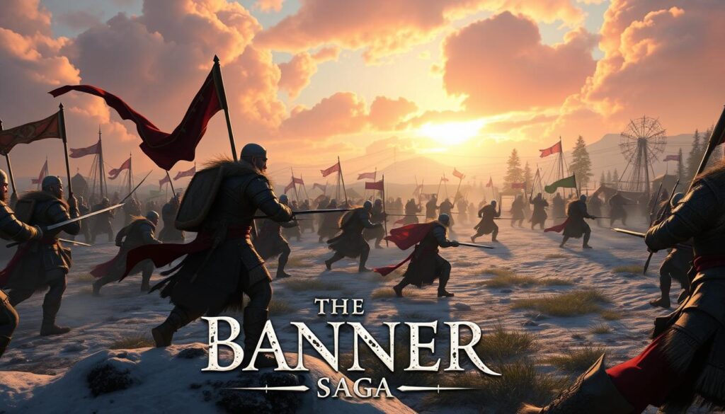 The Banner Saga Android RPG tactique