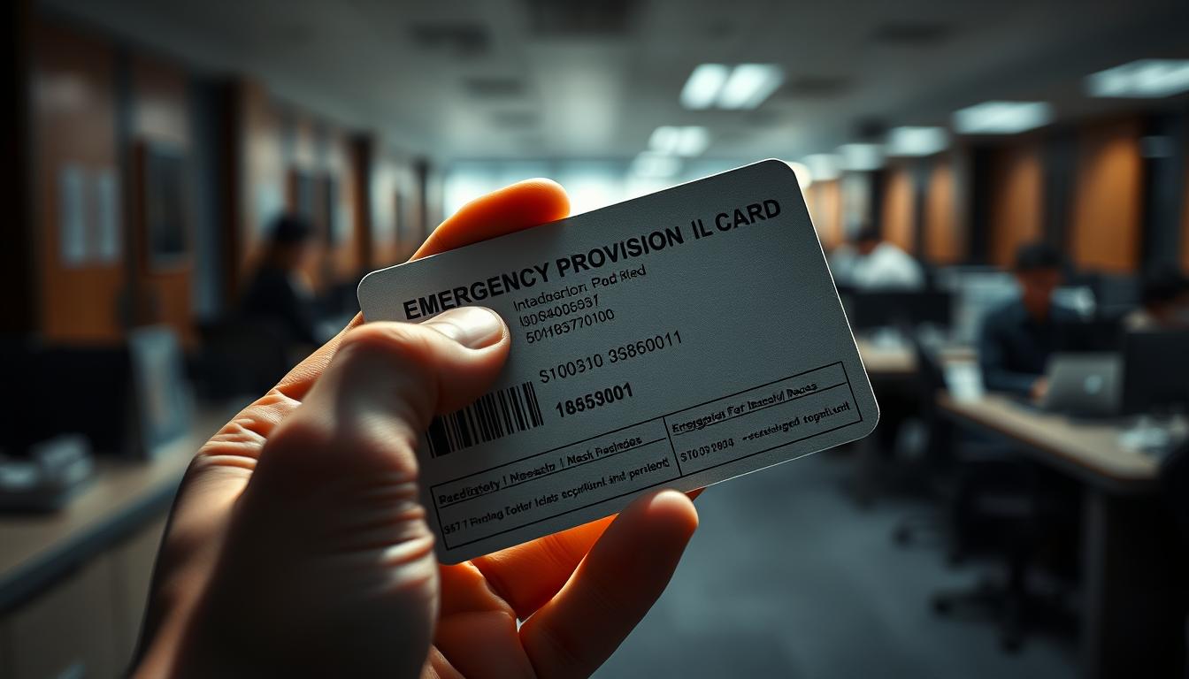 Quels justificatifs pour obtenir une carte provisoire en urgence ?